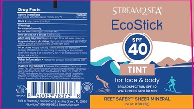 Label (Ecostick Labels Spf 40 Tint)